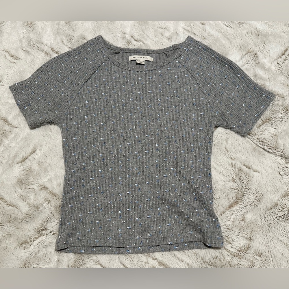 American Eagle Outfitters AEO Floral Crop Top
